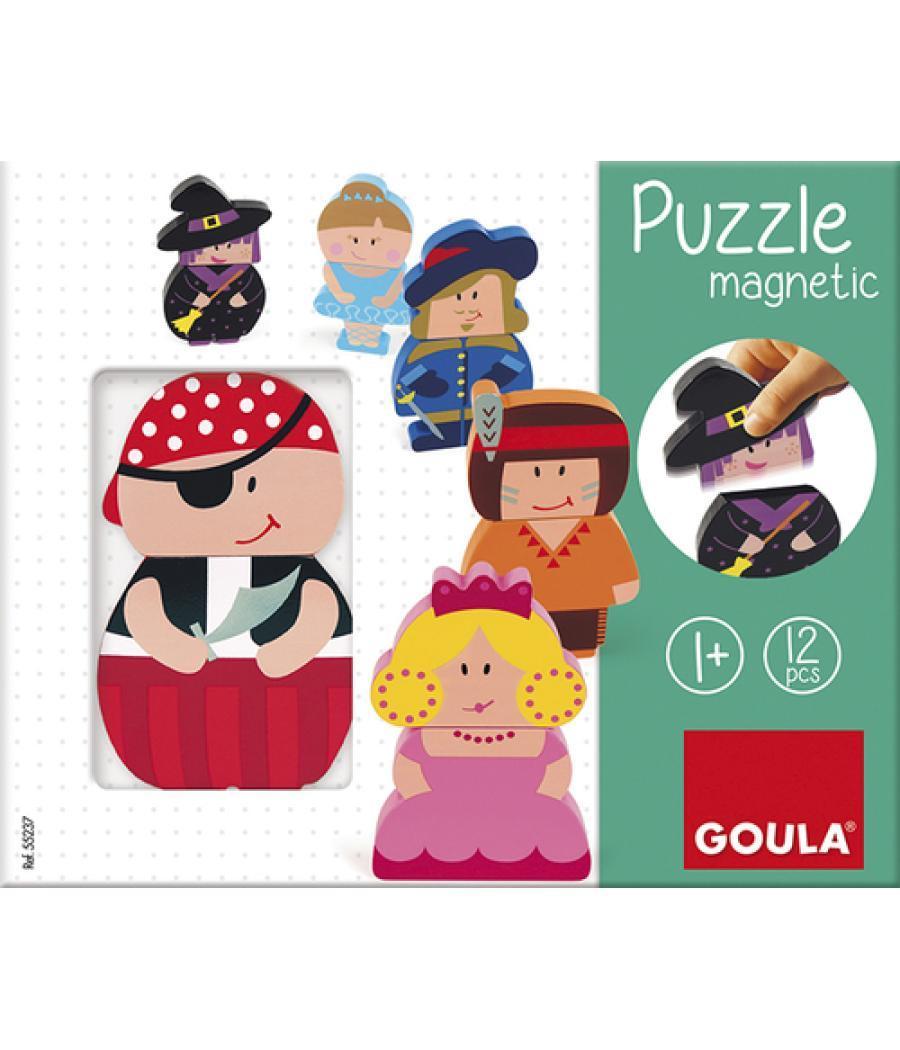 Puzle goula infantil personajes magneticos