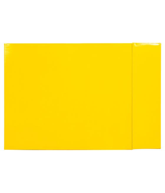 Caja archivador liderpapel de palanca cartón din a4 documenta lomo 75mm color amarillo