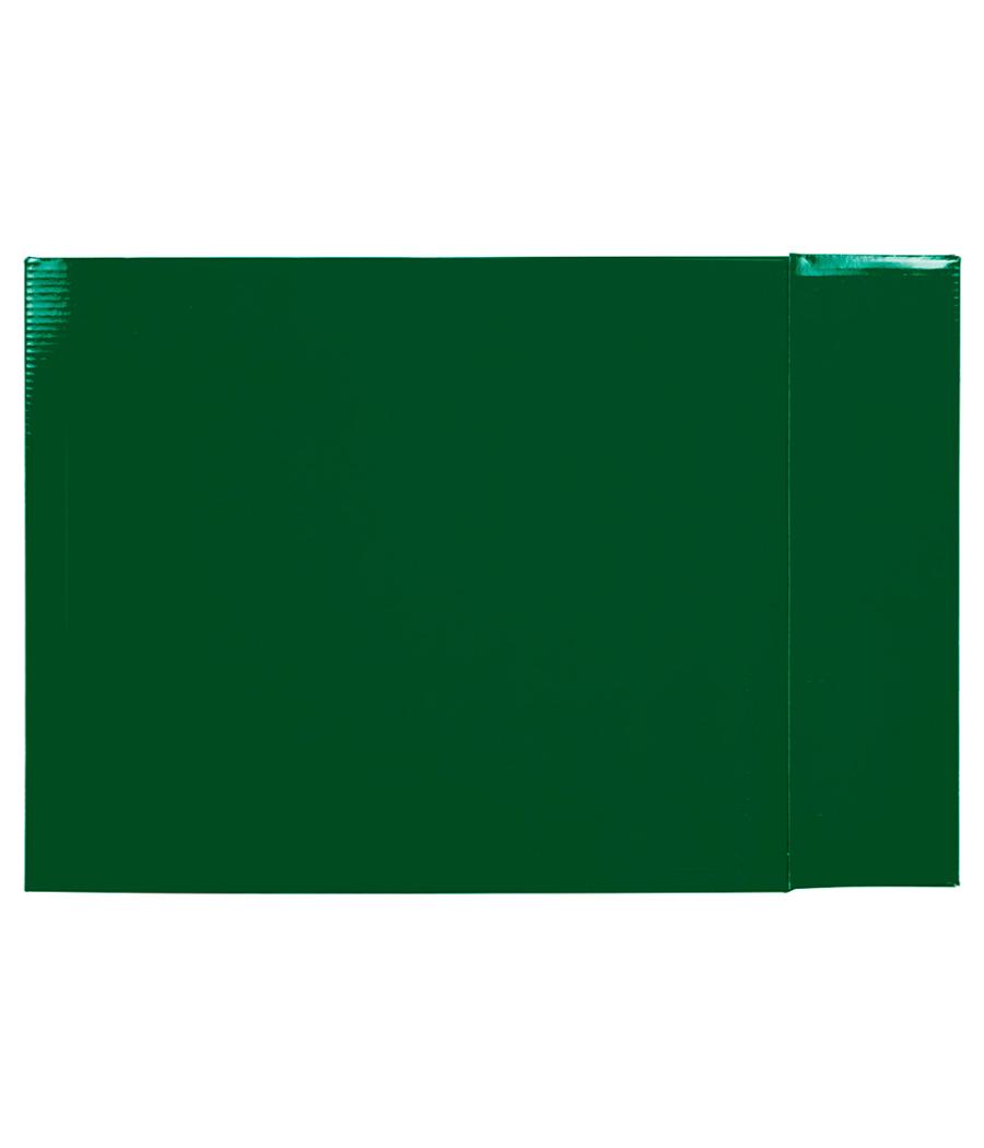 Caja archivador liderpapel de palanca cartón din a4 documenta lomo 75mm color verde