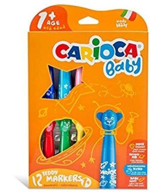 Carioca rotulador teddy marker 1+ colores - caja de 12