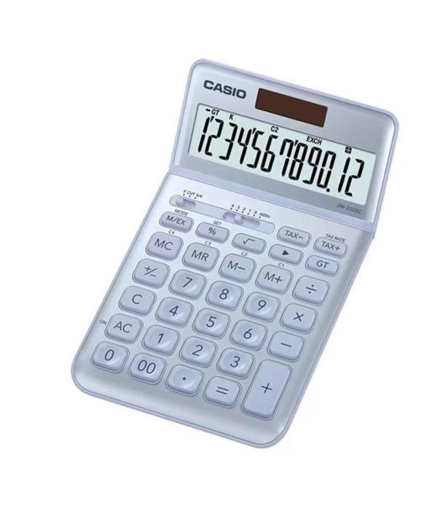 Casio calculadora de oficina sobremesa 12 dígitos azul