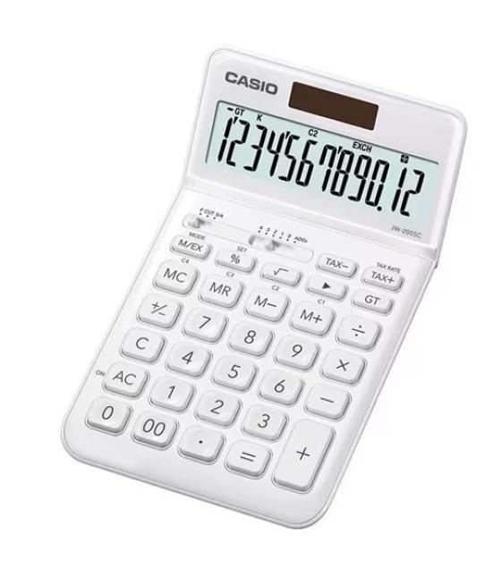 Casio calculadora de oficina sobremesa 12 dígitos blanco
