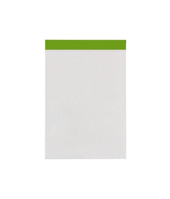 Bloc notas liderpapel liso a4 80 hojas 60 g/m2 perforado sin tapa