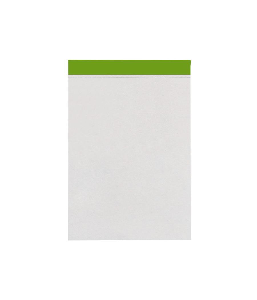 Bloc notas liderpapel liso a4 80 hojas 60 g/m2 perforado sin tapa