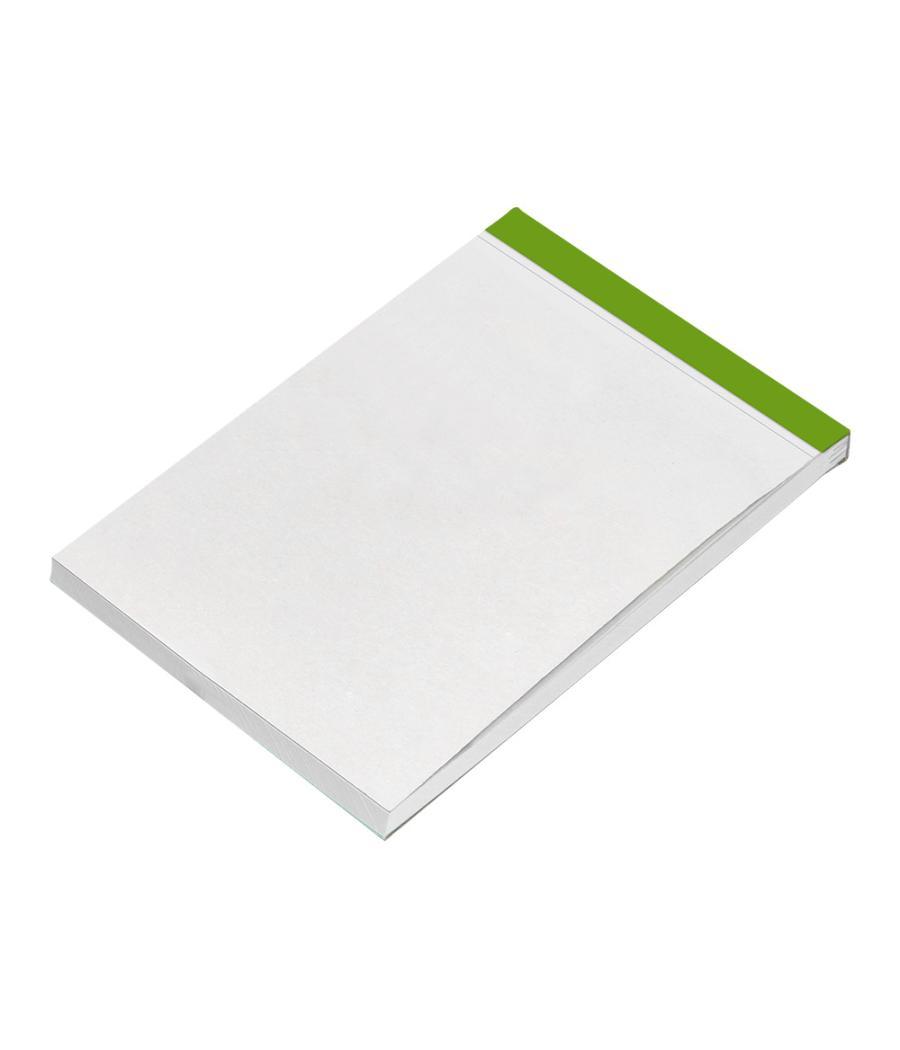 Bloc notas liderpapel liso a4 80 hojas 60 g/m2 perforado sin tapa