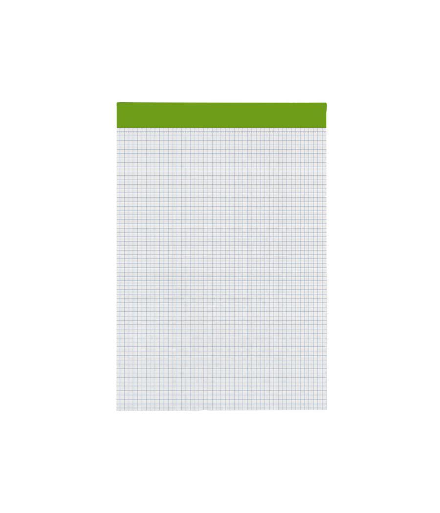 Bloc notas liderpapel cuadro 4 mm a4 80 hojas 60 g/m2 perforado sin tapa