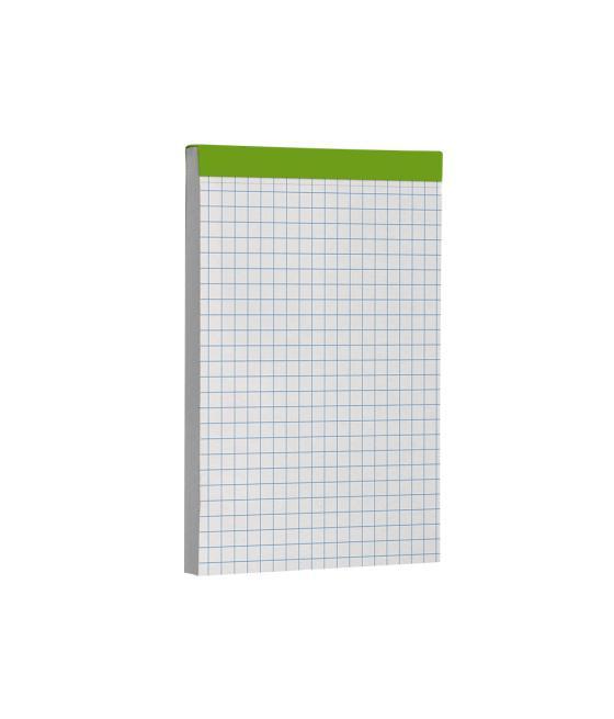 Bloc notas liderpapel cuadro 4 mm a7 80 hojas 60 g/m2 perforado sin tapa