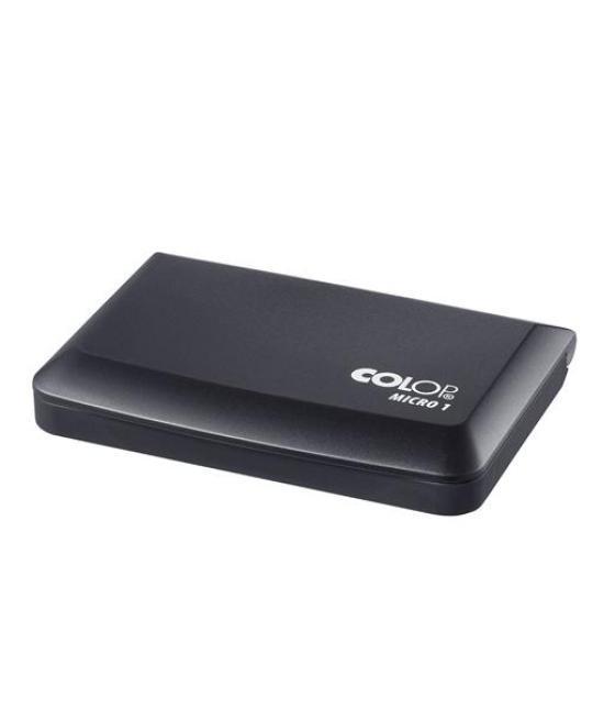 Colop tampon micro 1 estuche de plástico negro