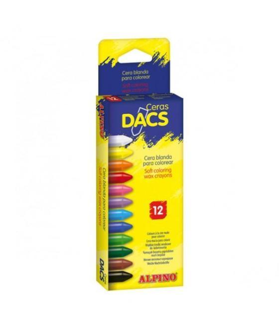 Dacs ceras dacs 55mm colores surtidos estuche 12 ud