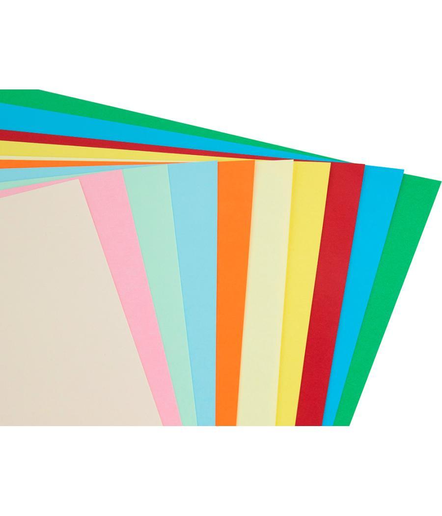 Cartulina liderpapel a3 180g/m2 10 colores surtidos paquete 100 hojas