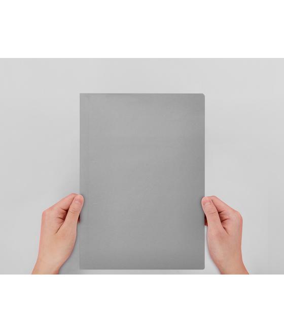 Subcarpeta liderpapel folio gris 180g/m2