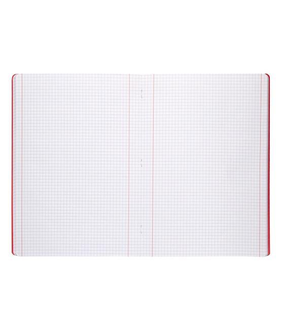 Libreta liderpapel 360 tapa de plástico a5 48 hojas 90g/m2 5mm con doble margen colores surtidos