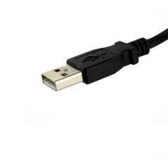 StarTech.com Cable Alargador de 30cm USB 2.0 para Montar Empotrar en Panel - Extensor Macho a Hembra USB A - Negro - Imagen 5
