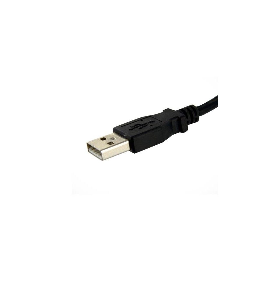 StarTech.com Cable Alargador de 30cm USB 2.0 para Montar Empotrar en Panel - Extensor Macho a Hembra USB A - Negro - Imagen 5