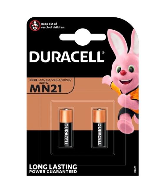 Duracell pilas especiales alcalinas mn21 larga duración 12v blister -2u-