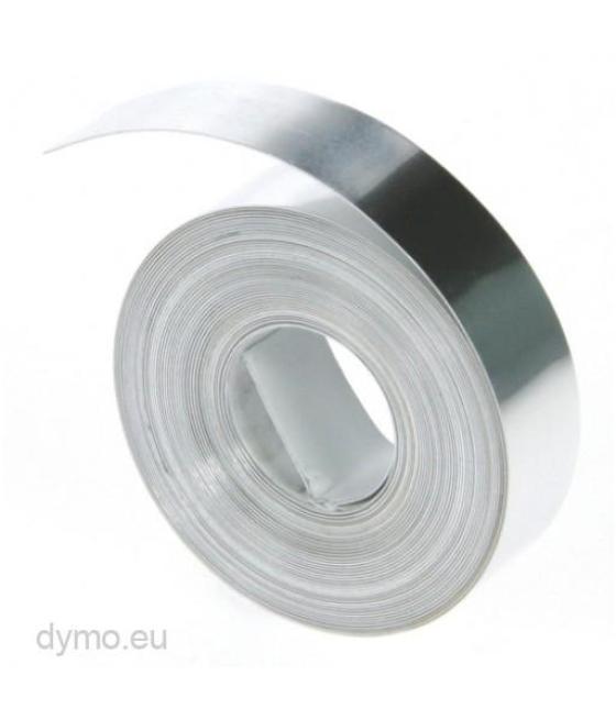 Dymo cinta 32500 no adhesiva de acero inoxidable plateada 6.4x 12mm