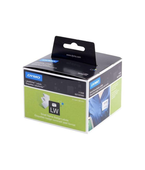 Dymo cinta de etiquetas identificación blanco de 89x41mm (300 páginas) para rotuladora labelwriter