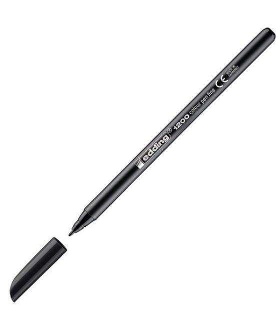 Edding rotulador 1200 punta fina negro