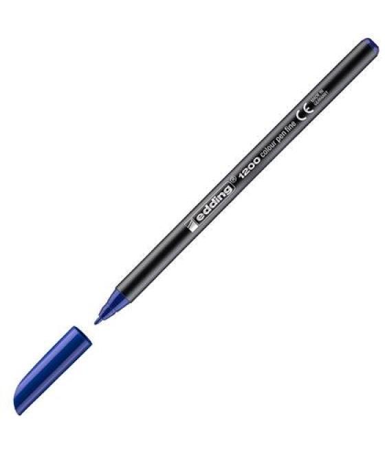 Edding rotulador punta fibra 1200 azul
