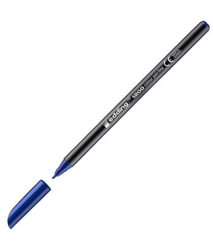 Edding rotulador punta fibra 1200 azul