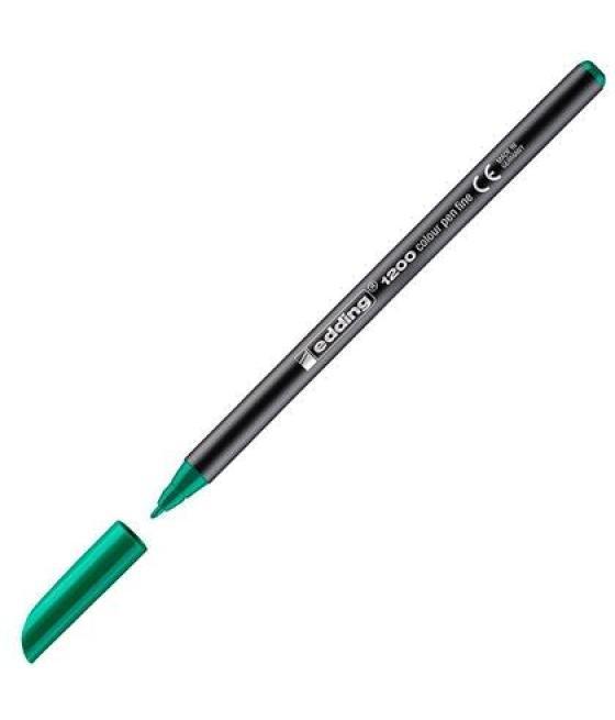 Edding rotulador 1200 punta fina verde