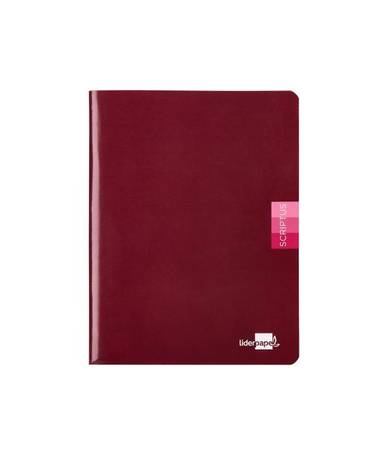 Libreta liderpapel scriptus a5 plus 48 hojas 90g/m2 rayado montessori 5mm con margen colores surtidos
