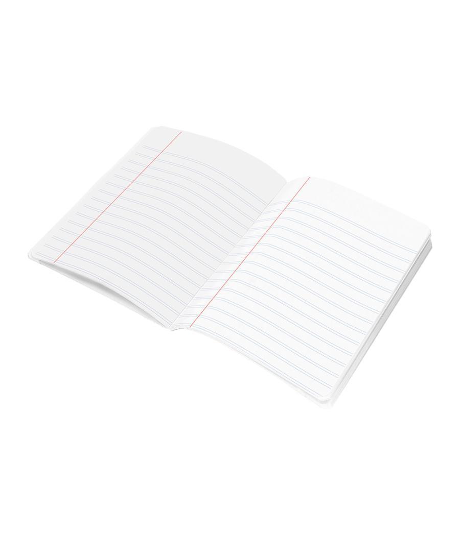 Libreta liderpapel scriptus a5 plus 48 hojas 90g/m2 rayado montessori 3,5mm con margen colores surtidos