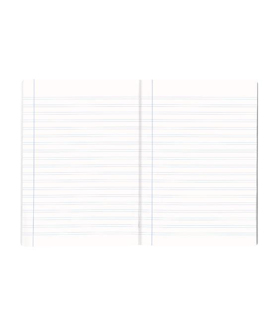 Libreta liderpapel scriptus a4 48 hojas 90g/m2 rayado montessori 5mm con margen colores surtidos