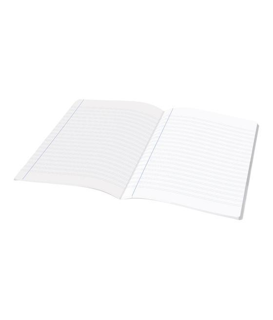 Libreta liderpapel scriptus a4 48 hojas 90g/m2 rayado montessori 5mm con margen colores surtidos