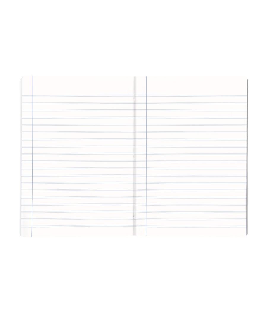 Libreta liderpapel scriptus a4 48 hojas 90g/m2 rayado montessori 3,5mm con margen colores surtidos