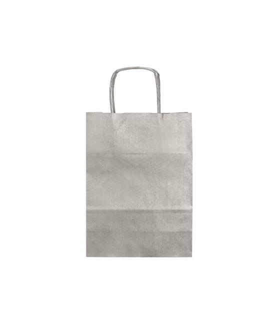 Bolsa kraft q-connect plata asa retorcida 270x120x360 mm