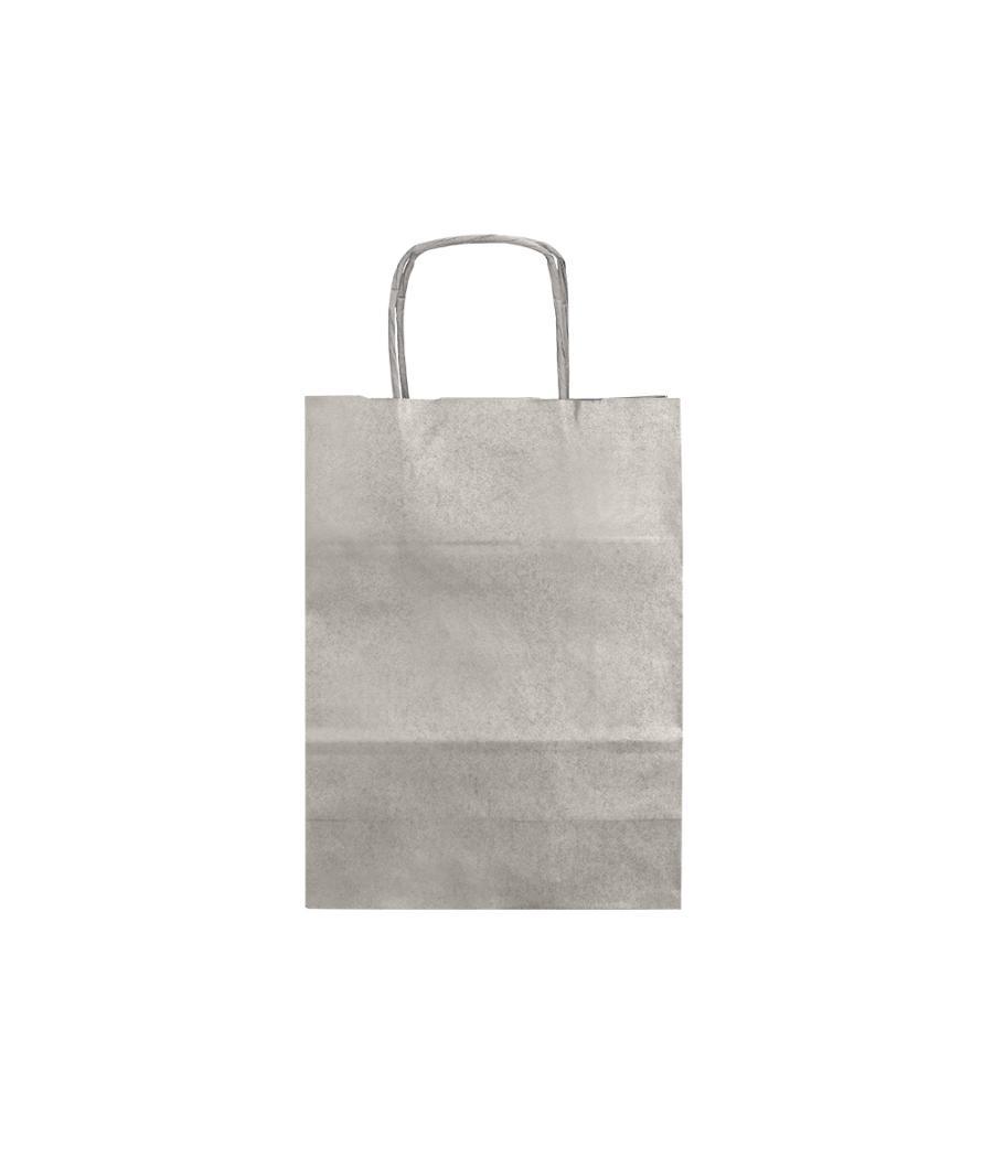 Bolsa kraft q-connect plata asa retorcida 270x120x360 mm