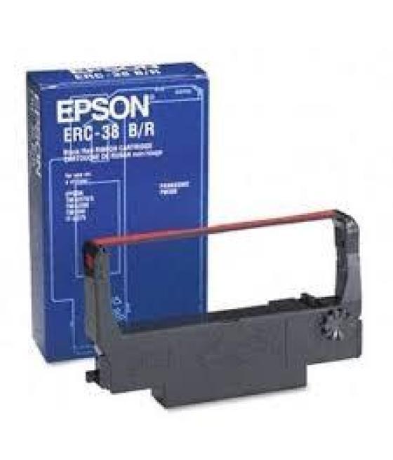 Epson cinta registradora negro - rojo tm 300a 300b 300c 300d u200d u210d u300a u300b u300c u300d tmv 210pd tm 220pb 220 220d m 1