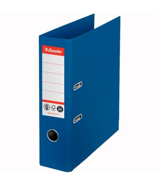 Esselte archivador palanca laf nº1 co2 neutral a4 cartón 100% reciclado lomo 75mm azul vivida