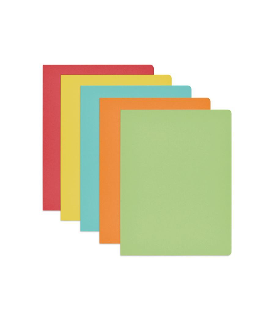 Subcarpeta cartulina gio folio colores pasteles surtidos 180 gr/m2 paquete de 50 unidades