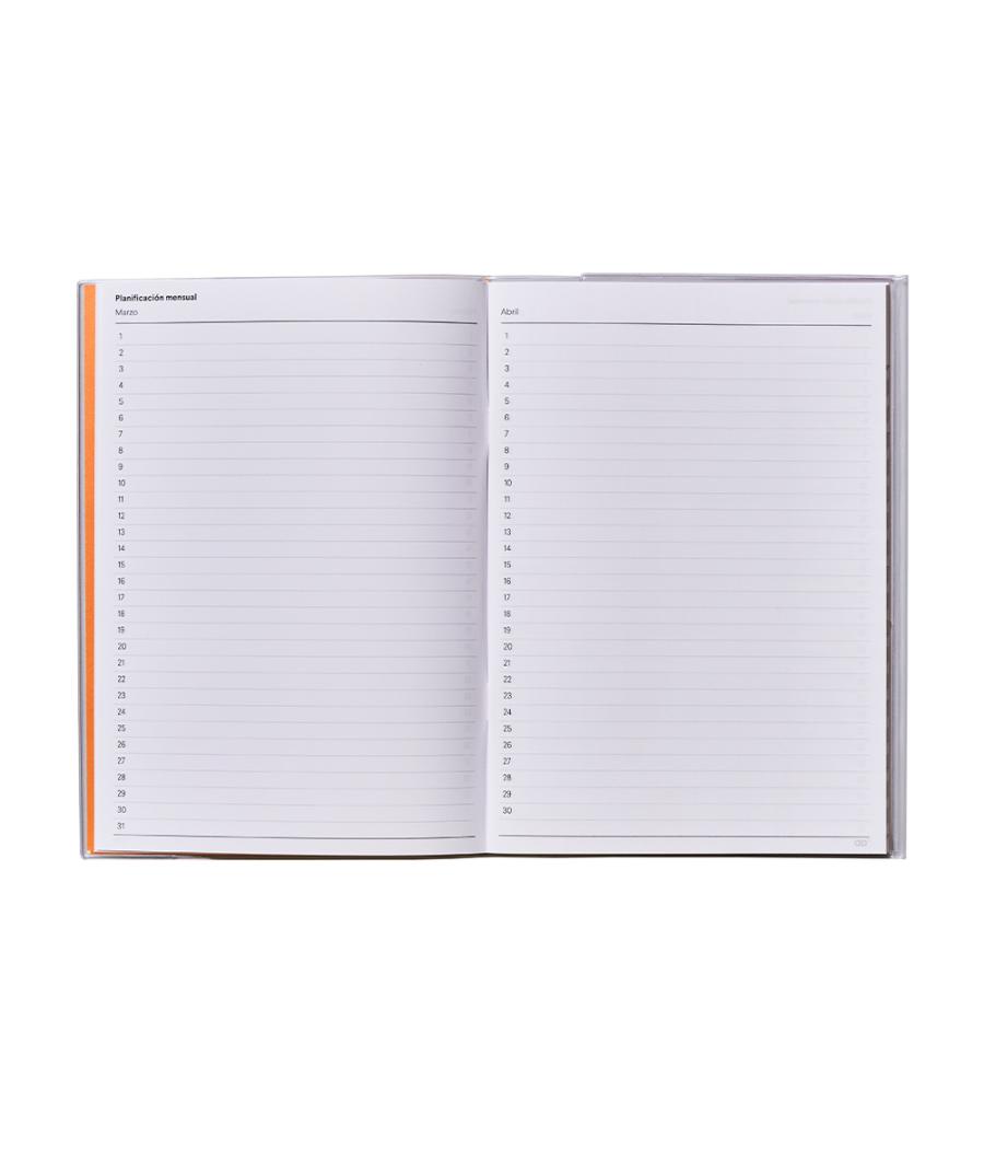 Cuaderno de notas aditio a5 horario planificacion mensual plan de curso