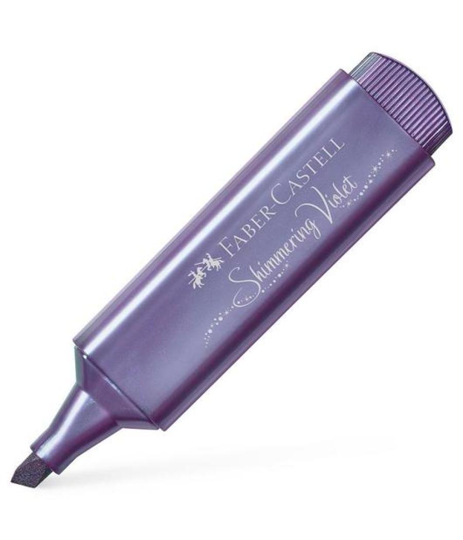 Faber - castell marcador textliner 46 metálico violeta