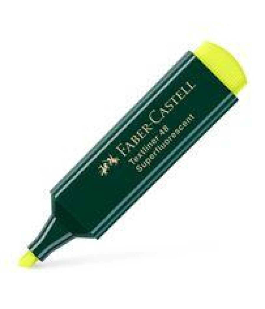 Faber - castell marcador fluorescente textliner 48 amarillo