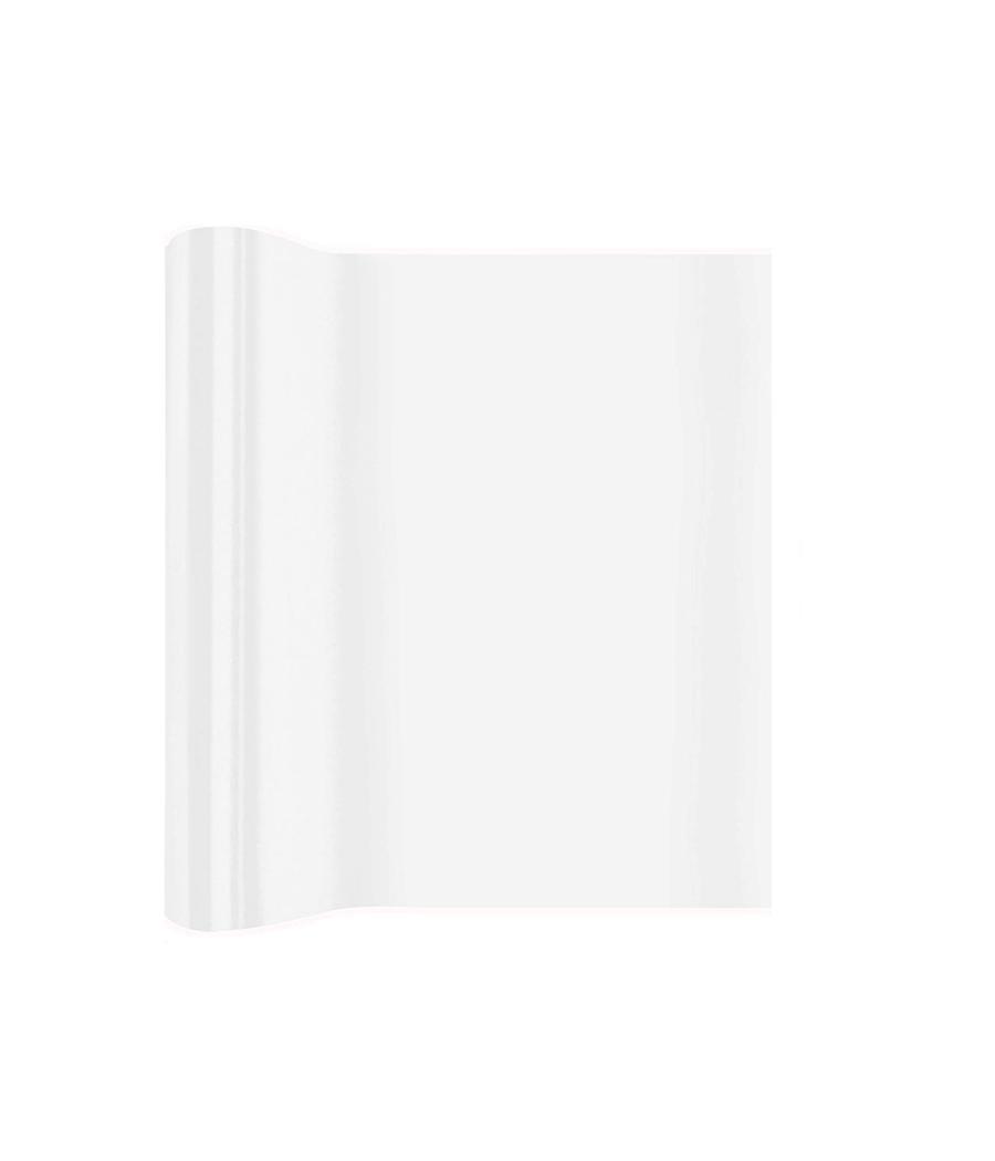 Rollo adhesivo liderpapel unicolor blanco brillo rollo de 0,45 x 20 mt