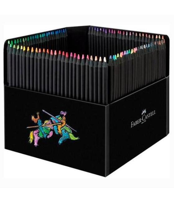 Faber castell black edition estuche carton con soporte 100 lapices de colores