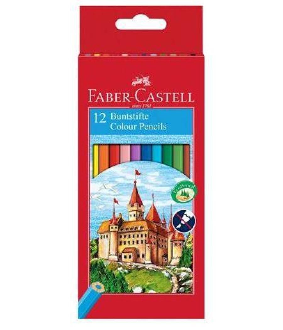 Faber castell lápices de colores classic estuche de 12 c/surtidos