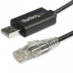 StarTech.com Cable de 1,8m Rollover para Consola Cisco - USB a RJ45 - Imagen 1