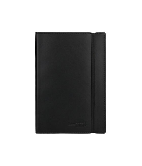 Libreta liderpapel simil piel a6 120 hojas 70g/m2 liso colores surtidos