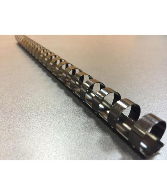 Fellowes canutillo 14mm plástico negrp pack 100 ud