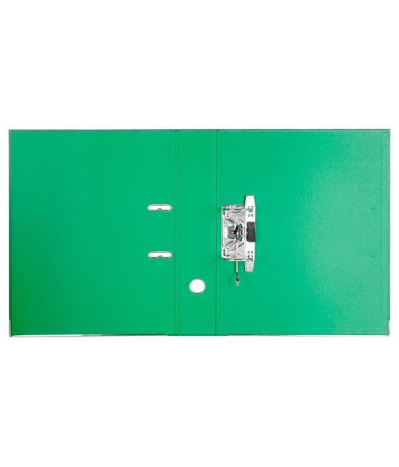 Modulo liderpapel 2 archivadores folio 2 anillas mecanismo de palanca 75mm verde