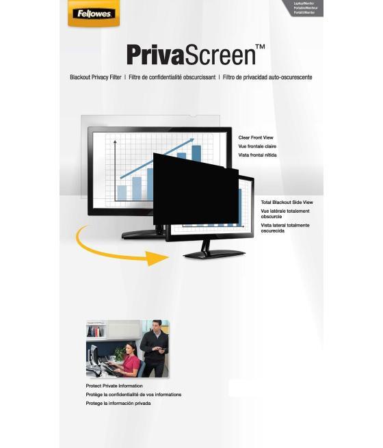 Fellowes filtro privascreen pantalla panorámica 12.5" - 16:9