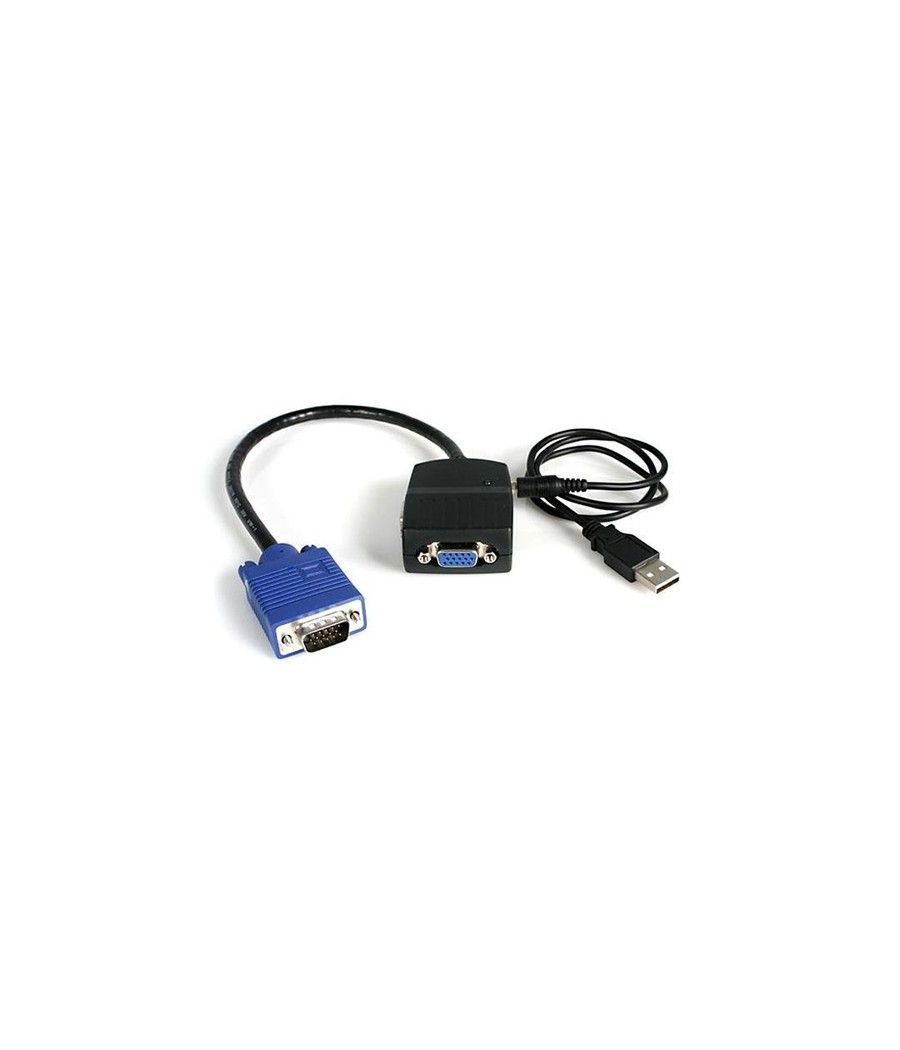 StarTech.com Duplicador Divisor de Vídeo VGA 2 puertos Compacto Alimentado por USB - Cable Splitter - Imagen 1