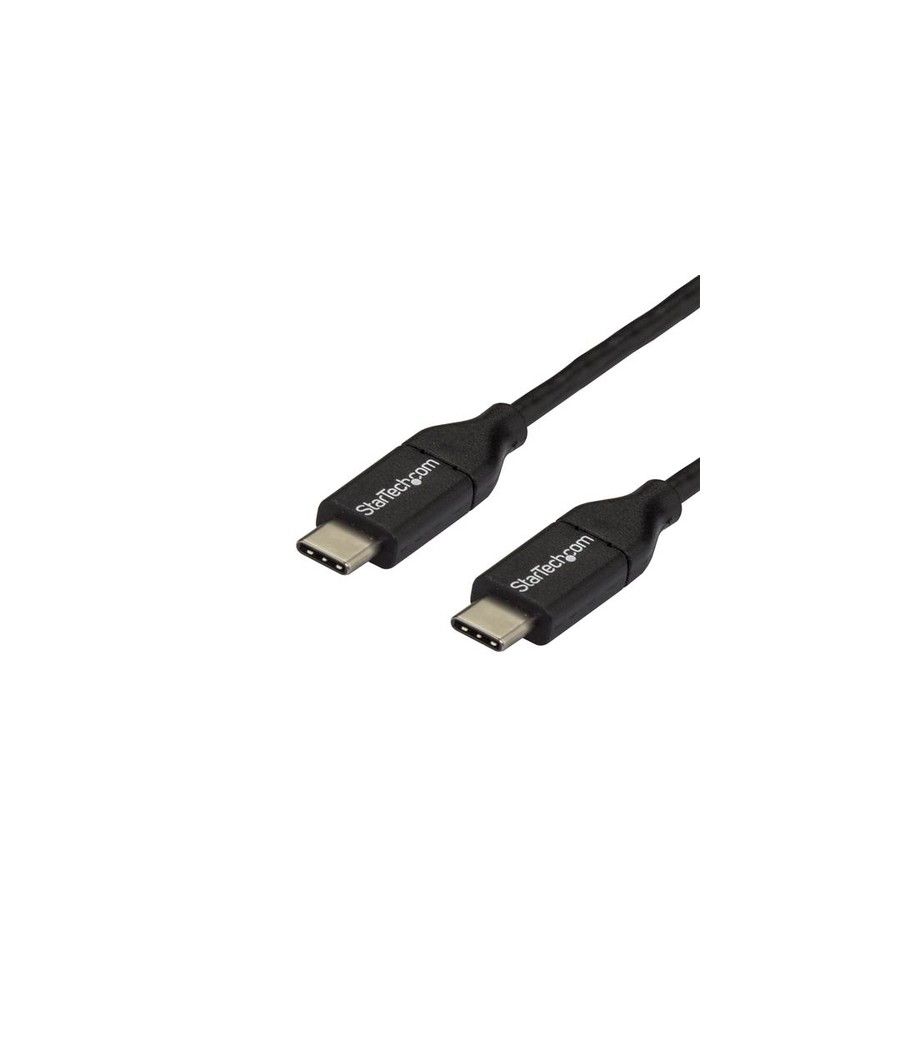 StarTech.com Cable de 3m USB-C a USB-C Macho a Macho USB 2.0 - Cable USB Tipo C - Cable USBC - Cable Cargador para Móvil USBC - 