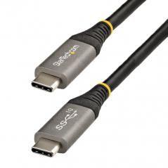StarTech.com Cable de 1m USB-C de 10Gbps - Cable USB Tipo C Certificado por USB-IF - Cable USB TipoC USB 3.1/3.2 Gen 2 - Con Car