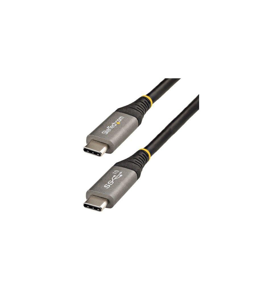 StarTech.com Cable de 1m USB-C de 10Gbps - Cable USB Tipo C Certificado por USB-IF - Cable USB TipoC USB 3.1/3.2 Gen 2 - Con Car